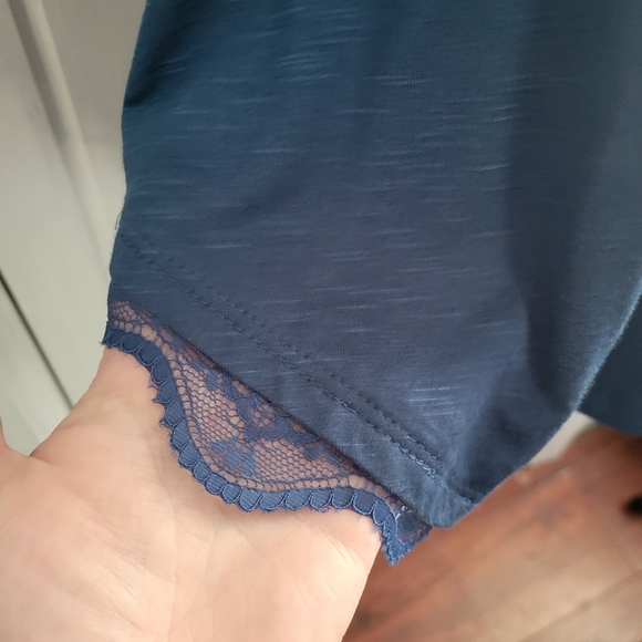 Lane Bryant Blue Cold Shoulder - Picture 3 of 4